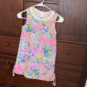 Lilly Pulitzer Floral Sleeveless Dress Size 8